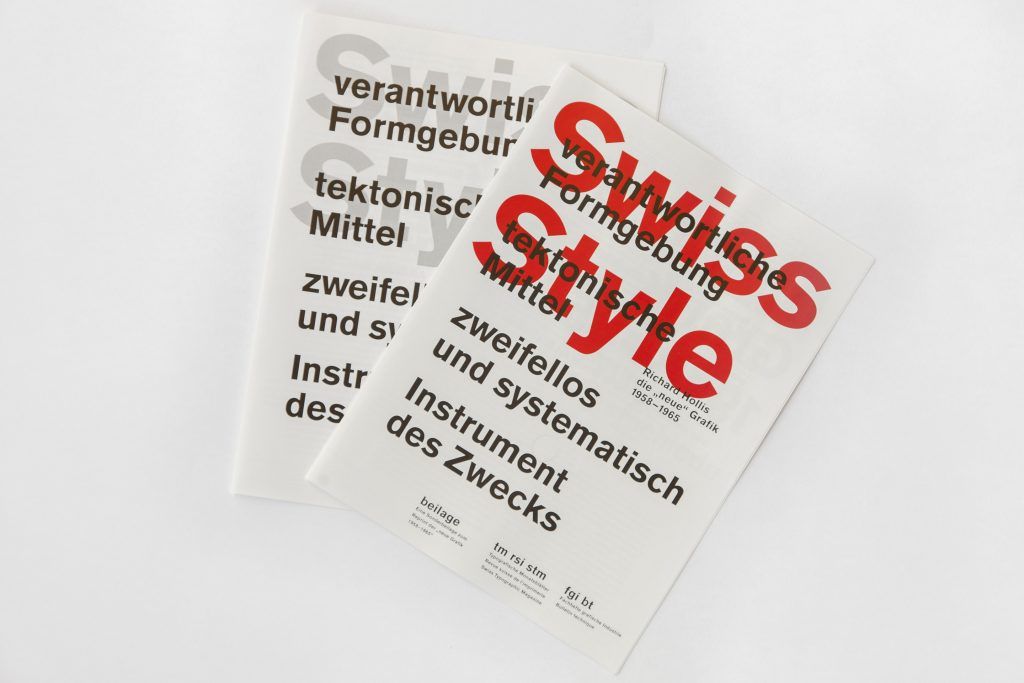 Swiss Style Booklet (Red Special Edition)