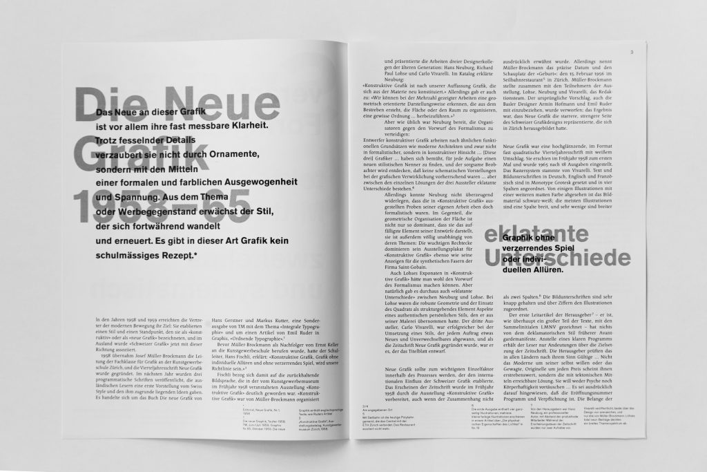 Swiss Style Booklet Page 1